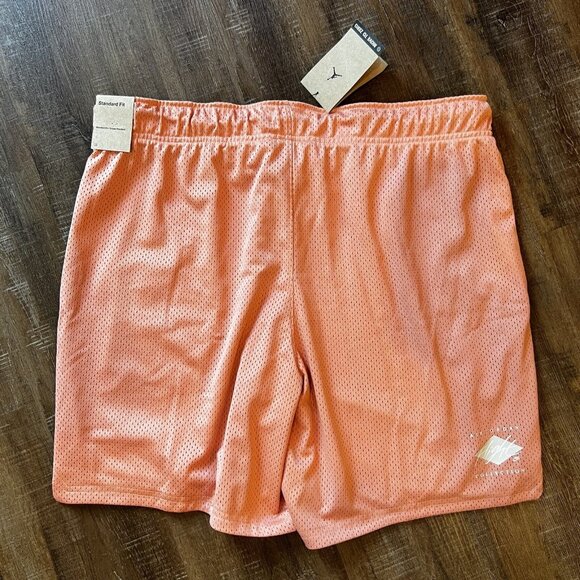 Jordan Shorts XL Mens Essentials Mesh Pink Peach $55 - Picture 5 of 11